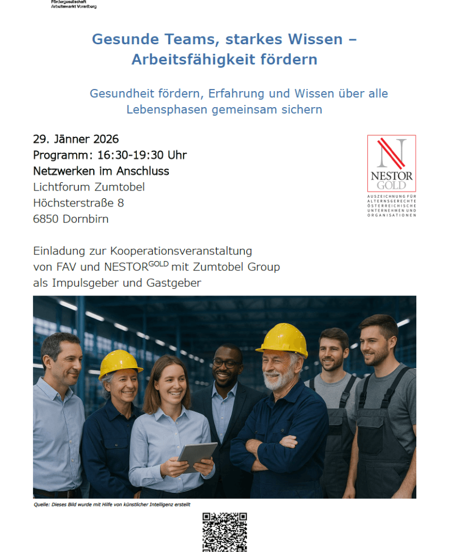 Event: Gesunde Teams, starkes Wissen – Arbeitsfähigkeit fördern
